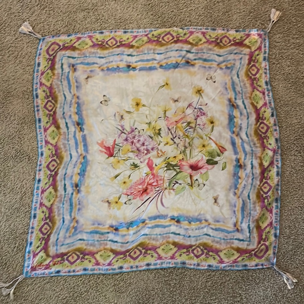 Johnny Was Silk Scarf